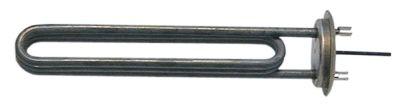 Varmelegeme 2600W 230V L 180mm Rundflange Tilslutning Fladstik 6,3 mm Rør ø 85mm VK 1 H 27mm