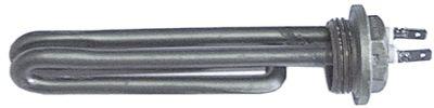 Varmelegeme 1500W 230V L 150mm Skrueflange Tilslutning Fladstik 6,3 mm Gevind 1