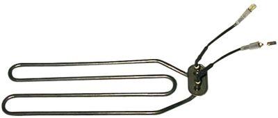 Varmelegeme 2700W 220V L 273mm L1 50mm L2 223mm B1 30mm B2 33mm Trykflange
