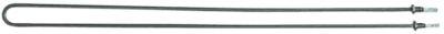 Varmelegeme 2500W 220V L 620mm 2-huls fastgørelse Tilslutning Fladstik 6,3 mm Gevind M10