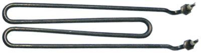 Varmelegeme 2200W 230V L 325mm 2-huls fastgørelse Tilslutning Fladstik 6,3 mm Gevind M14
