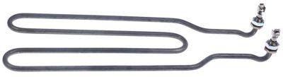 Varmelegeme 2200W 220V L 403mm L1 124mm L2 279mm B1 27mm B2 84mm 2-huls fastgørelse Tilslutning M5