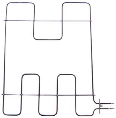 Varmelegeme 2500W 400V L 450mm L1 20mm L2 430mm B1 500mm B2 30mm Firkantflange