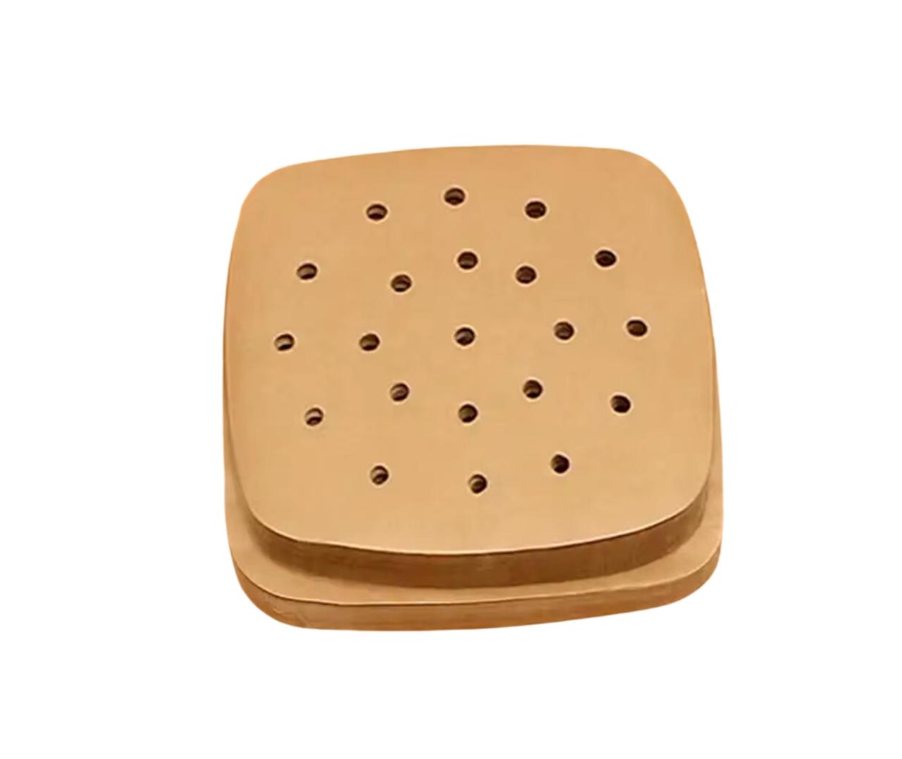 Bagepapir til Airfryer, 100-pak 16,5x16,5 cm