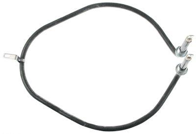 Varmelegeme 920W 230V L 255mm 2-huls fastgørelse Tilslutning Fladstik 6,3 mm Gevind 1/4