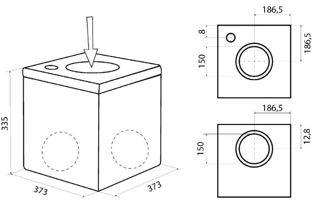 TX loft II ekstern motor for Thermex emhætte