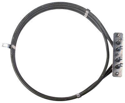 Varmelegeme 1330/2660W 230V L 245mm L1 10mm B1 60mm H1 13mm H2 25mm