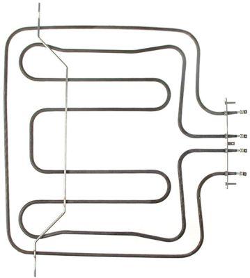 Varmelegeme 2830W 240V L 370mm L1 42mm L2 328mm B1 142mm B2 105mm Firkantflange