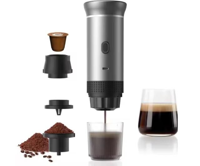 Bærbar Espressomaskine Sølv