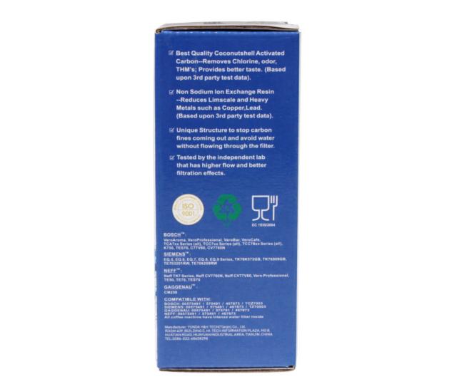 Kompatibel vandfilter Intenza til Bosch og Siemens kaffemaskiner