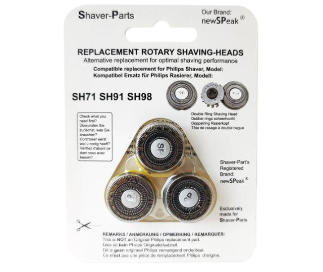 Kompatibel skær som Philips SH71, SH91, SH98