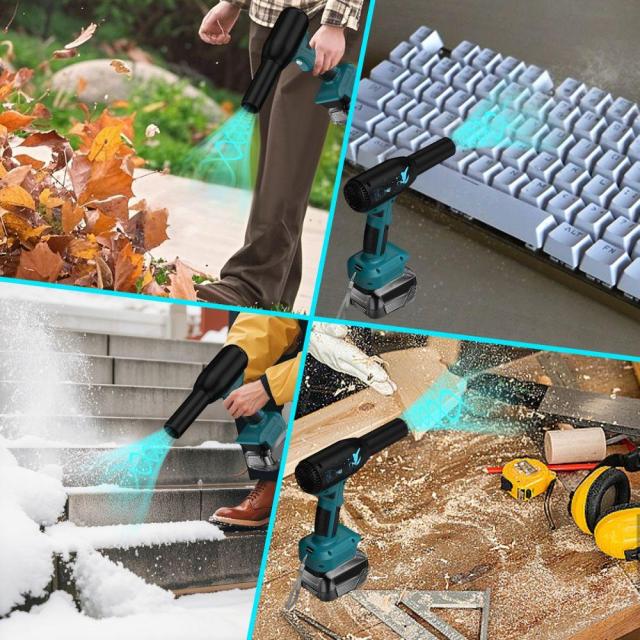 Kraftig turbo Blæser 380W til Black&Decker 18V batteri