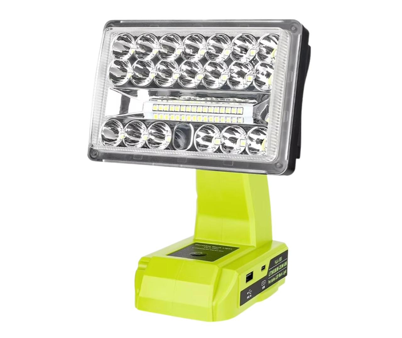 LED arbejdslampe til Ryobi ONE+ 14,4V og 18V batteri