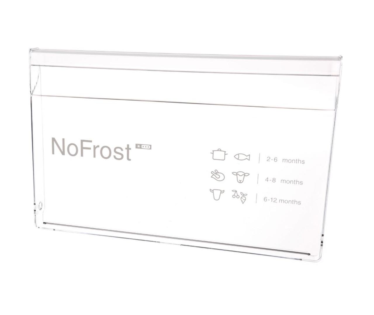 Front for stor skuffe til Siemens fryser