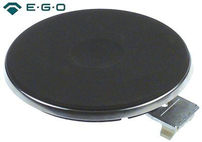 Kogeplade ø 180mm 1500W 240V Tilslutning 4 skrueklemmer med 8mm overløbskant