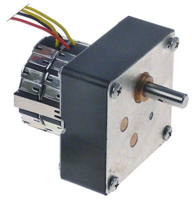 Drevmotor 230V 1o/min Aksel ø 8mm L 68mm B 68mm MECHTEX Spænding AC 50Hz Aksellængde 22mm