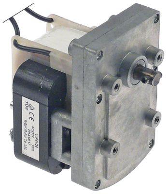 Drevmotor 230V 4o/min Aksel ø 8mm Type TT-YJ61/26L-624K LA 40mm H 76mm L 95mm B 60mm