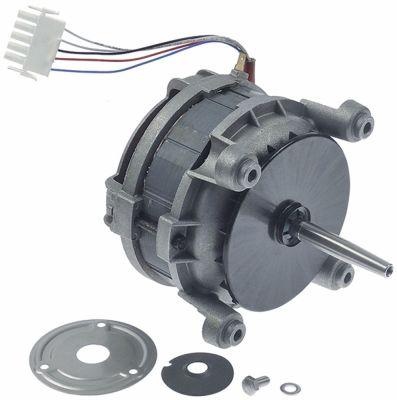 Ventilatormotor 230V 33kW Faser 1 L1 102mm L2 30mm L3 31mm Tilslutning kodet stik D1 ø 12mm D2 ø