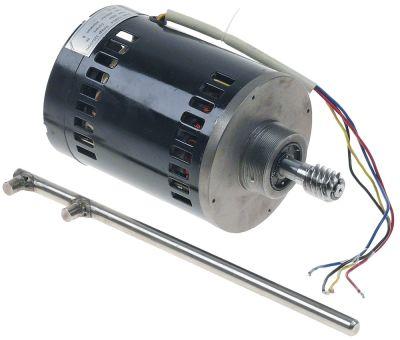 Motor 220V Faser 1 ø 135mm L 190mm til planetomrører Type YLG80-4 4A 50Hz 1400o/min