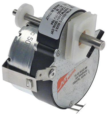 Drevmotor 230V 30o/min Aksel ø 6mm 35W Type MT6b-GB5FS H 40mm L 64mm B 51mm