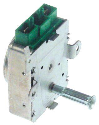 Drevmotor 230V 24o/min Aksel ø 9mm 4W Type 323 H 31mm L 81mm B 57mm Akseholder 6x6mm til grill