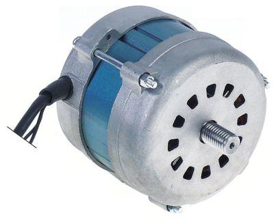 Motor 230V Faser 1 ø 110mm H 98mm Hul ø 6mm BA 69mm 50Hz 1400o/min Aksel ø 15mm til enhed 220