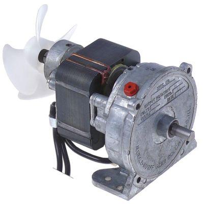 Drevmotor 115V 39o/min Aksel ø 8mm 6W H 85mm L 140mm B 85mm til ismaskine MERKLE 50Hz