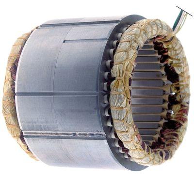 Stator 230V Faser 1 ø 150mm ID ø 103mm H 90mm 6-polet med temperaturbeskyttelse 50Hz 900o/min