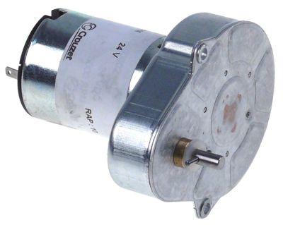 Drevmotor 24V 5000o/min Aksel ø 4mm Type 82861080 H 61mm L 65mm B 51mm til udløb CROUZET