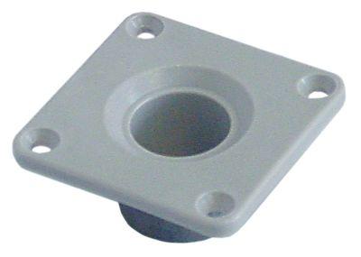 Opvaskemiddelarmholder ID ø 21mm H 26mm D1 ø 28mm IP oppe Flange 54x54mm