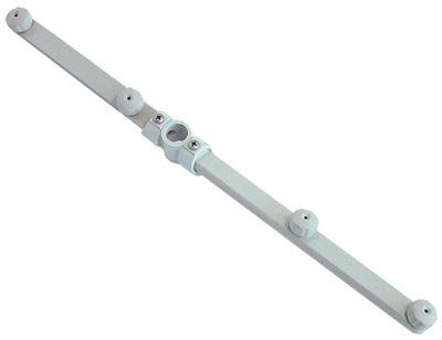 Efterspulearm L 395mm Indbygning ø 16mm komplet IP oppe Dyser 4