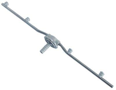Efterspulearm L 530mm Indbygning ø 157mm IP oppe Dyser 4