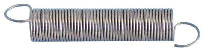 Trækfjeder ø 14mm Samlet længde 80mm Trådtykkelse ø 11mm