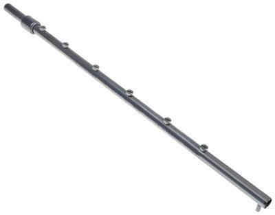 Efterspulearm L 590mm Indbygning ø 16mm lige/lang IP nede Dyser 6