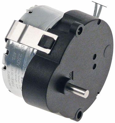 Drevmotor 230V 500/600o/min Aksel ø 4mm 2,8/2,2W Type BT01 H 34mm L 58mm B 55mm CDC 50/60Hz