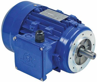 Motor 400V 1100W Faser 3 Fø 120mm ø 160mm H 200mm L 250mm Type VL2 803-4 VELA 50Hz 1400o/min