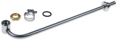Efterspulearmholder L 320mm sæt IP nede Slange ø 13mm
