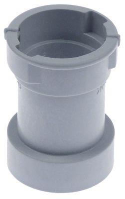 Forbindelsesstykke Plastik ø 48mm H 70mm IP oppe til opvaskemiddelarm