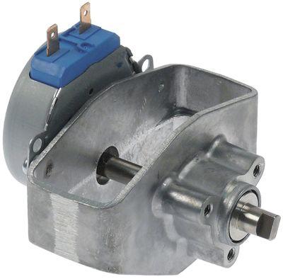 Drevmotor til drejetallerken 3/2,5W 220-240V 50/60Hz Aksel ø 8mm Aksellængde 10mm 4,5-7,5o/min