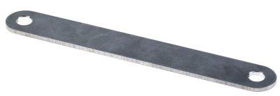 Håndtagsled CNS L 185mm B 25mm Materialestyrke 3mm Hul ø 10mm Hættemekanik