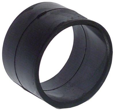 Formslange sort L 50mm VPE 1 Slange  udv.-ø 80mm Slange Indv.-ø 70mm