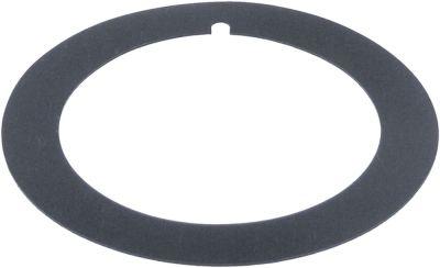Pakning Gummi ø 120mm ID ø 88mm Materialestyrke 1mm med kærv