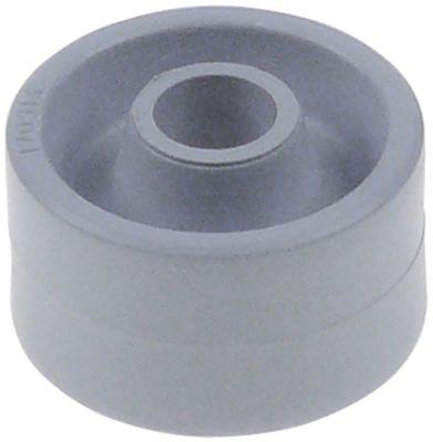 Løberulle ø 30mm H 195mm Hul ø 9mm til transportsystem