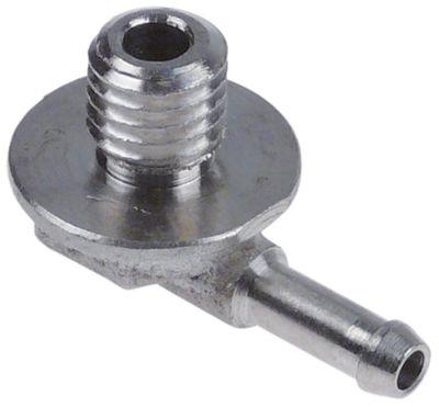 Gennemføring CNS Gevind M12x1,75 til slange ID 4mm