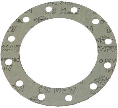 Fladpakning LA 245mm ID ø 74mm UD ø 110mm Materialestyrke 2mm passer til MEIKO