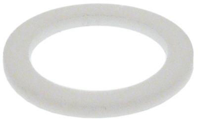 Fladpakning PTFE ID ø 10mm UD ø 14mm Materialestyrke 1mm passer til  - VPE 1 Stk.