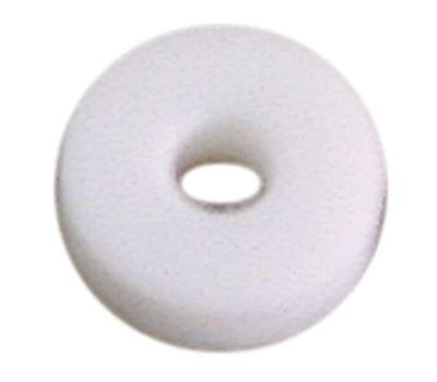 Fladpakning PTFE ID ø 4mm UD ø 13mm Materialestyrke 4mm Størrelse 1/4