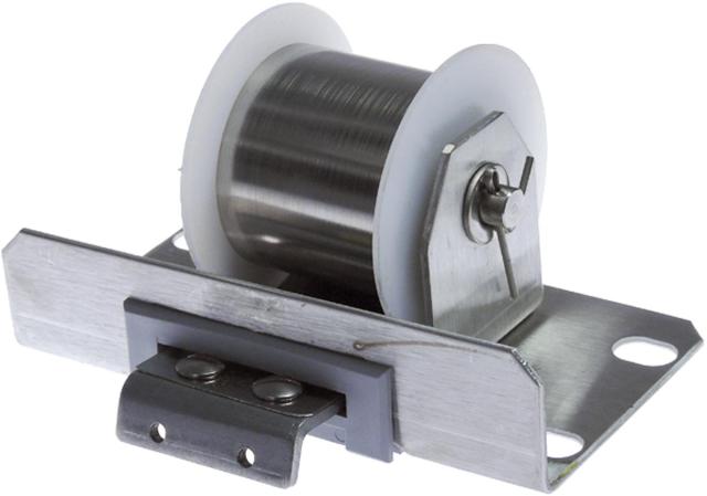 Rullefjeder B 40mm L 125mm komplet med holder Laskelængde 125mm 4kg