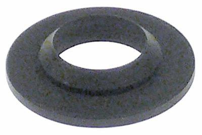 Pakning Gummi ID ø 18mm UD ø 36mm Materialestyrke 25mm til håndhjul