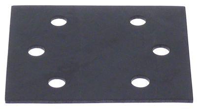 Pakning L 100mm LA 30/45mm B 86mm Materialestyrke 2mm til hættemekanik